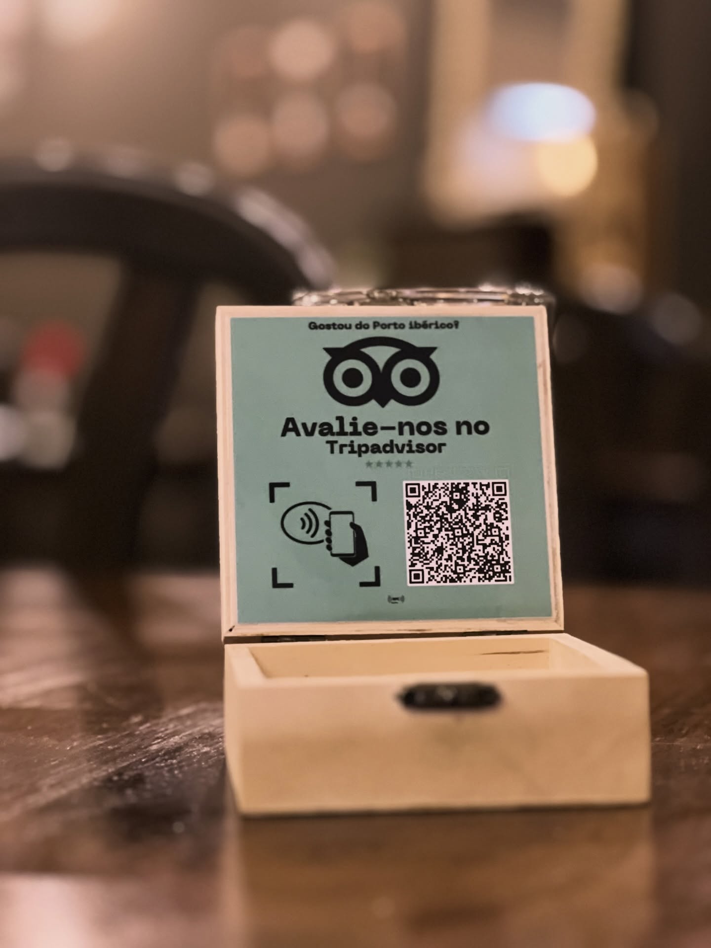 Placa NFC TripAdvisor Porto Ibérico